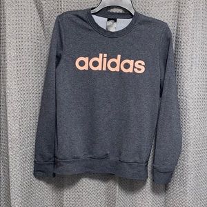 Adidas Sweatshirt Gray w/ Peach Women’s Small
